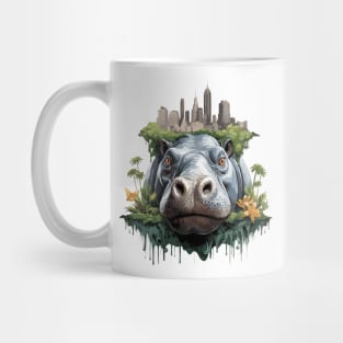 Hippopotamus Animal Beauty Nature Wildlife Discovery Mug